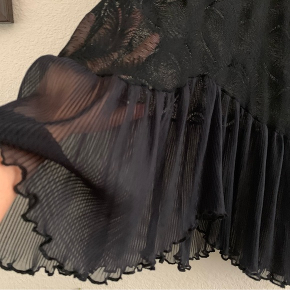 Vintage Cine Star Asymetrical Sheer Dress - Picture 3 of 9